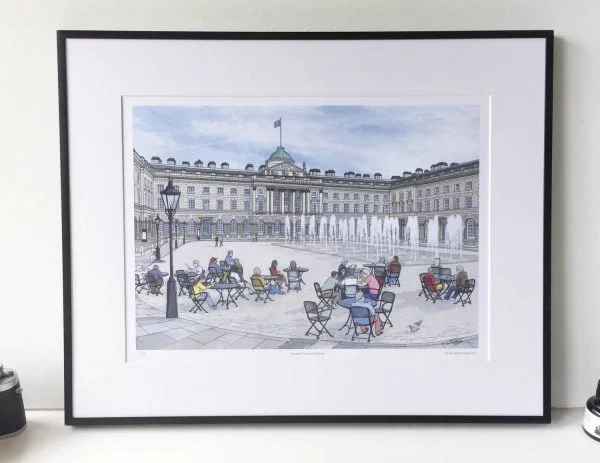 Somerset House in Summer Limited Edition Print