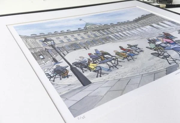 Somerset House in Summer Limited Edition Print