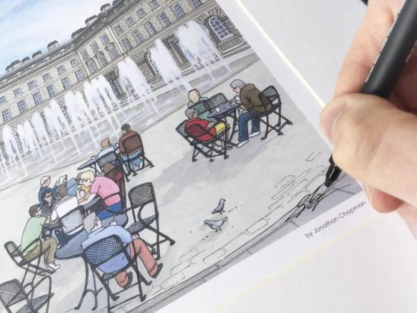 Somerset House in Summer Limited Edition Print