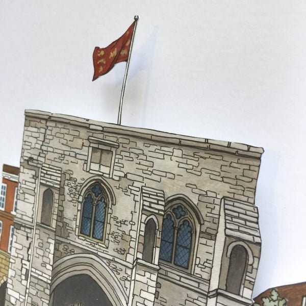 Westgate Museum - Illustration by Jonathan Chapman