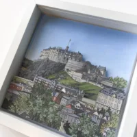 Edinburgh Castle Diorama - Illustration by Jonathan Chapman