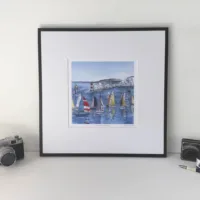 Round the Island Race Limited Edition Print - Illustration by Jonathan Chapman