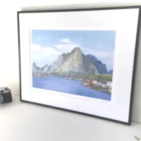 Lofoten Norway Limited Edition Print - Illustration by Jonathan Chapman