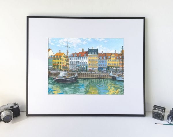 Nyhavn Copenhagen by artist Jonathan Chapman