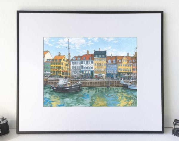 Nyhavn Copenhagen by artist Jonathan Chapman