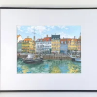 Nyhavn Copenhagen by artist Jonathan Chapman