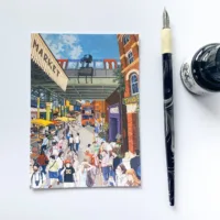 Borough Market Postcard Design by Jonathan Chapman