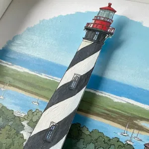 St Augustine Lighthouse - Illustration by Jonathan Chapman