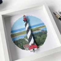 St Augustine Lighthouse - Illustration by Jonathan Chapman