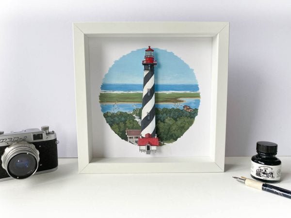 St Augustine Lighthouse - Illustration by Jonathan Chapman