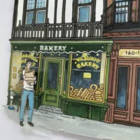 The Bakery - Illustration by Jonathan