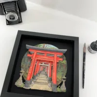 Fushimi Inari Taisha - Illustration by Jonathan Chapman