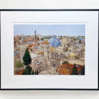 Church of the Holy Sepulchre Jerusalem Limited Edition Print - Illustration by Jonathan Chapman