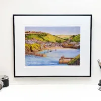 Port Isaac Cornwall Limited Edition Print - Illustration by Jonathan Chapman