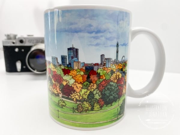 Primrose Hill Coffee Mug - Illustration by Jonathan Chapman