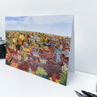 City of Winchester Greeting Card - Illustration by Jonathan Chapman