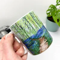 Bluebell Woods Coffee Mug - Illustration by Jonathan