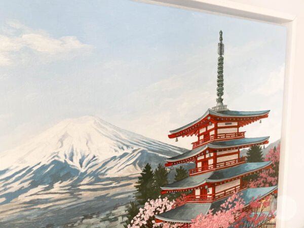 Chureito Pagoda Japan - Illustration by Jonathan Chapman