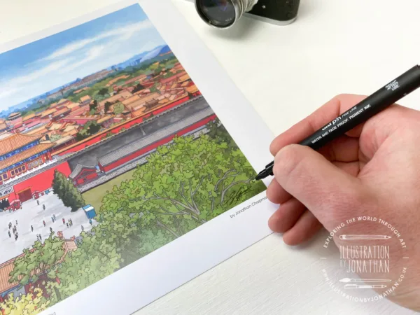 Forbidden City Beijing Limited Edition Print