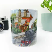 Ropley Station Coffee Mug Design