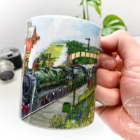 Ropley Station Coffee Mug Design