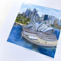 Sydney Opera House Limited Edition Print - Illustration by jonathan