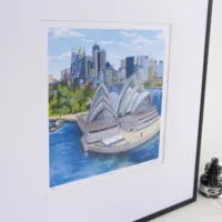 Sydney Opera House Limited Edition Print - Illustration by jonathan