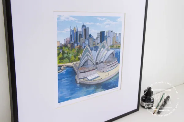 Sydney Opera House Limited Edition Print - Illustration by jonathan