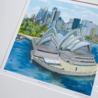 Sydney Opera House Limited Edition Print - Illustration by jonathan