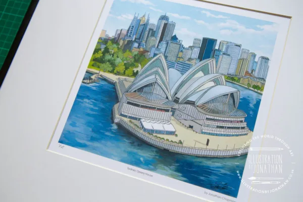 Sydney Opera House Limited Edition Print - Illustration by jonathan