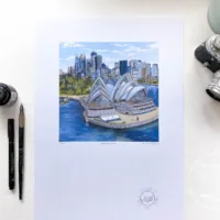 Sydney Opera House Limited Edition Print - Illustration by jonathan