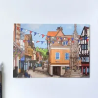 Buttercross and Bunting Postcard Design (BABP201)