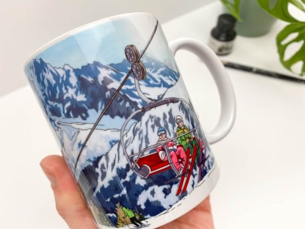 Ski Slopes Coffee Mug