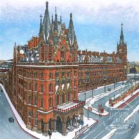 St Pancras Snowfall