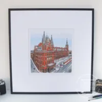 St Pancras Snowfall - Illustration by Jonathan Chapman