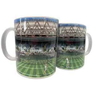 Centre Court Wimbledon Coffee Mug - Illustration by Jonathan Chapman