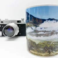 Mt Kilimanjaro Tanzania Coffee Mug (MKTCM700) - Illustration by Jonathan Chapman