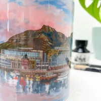 V&A Waterfront Cape Town Coffee Mug (VAWCM700) - Illustration by Jonathan Chapman