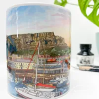 V&A Waterfront Cape Town Coffee Mug (VAWCM700) - Illustration by Jonathan Chapman