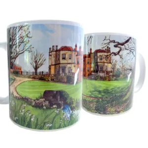 Snowdrops at Mottisfont Abbey Coffee Mug - Illustration by Jonathan Chapman