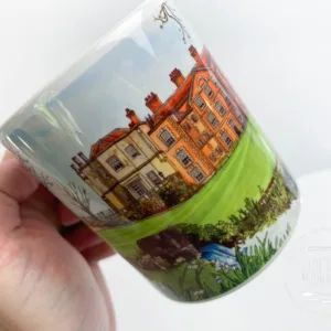 Snowdrops at Mottisfont Abbey Coffee Mug - Illustration by Jonathan Chapman