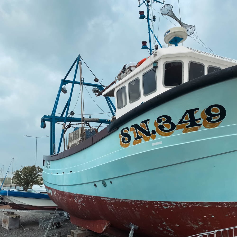 Northumberland Coast, boatyard at Amble taken by Jonathan Chapman