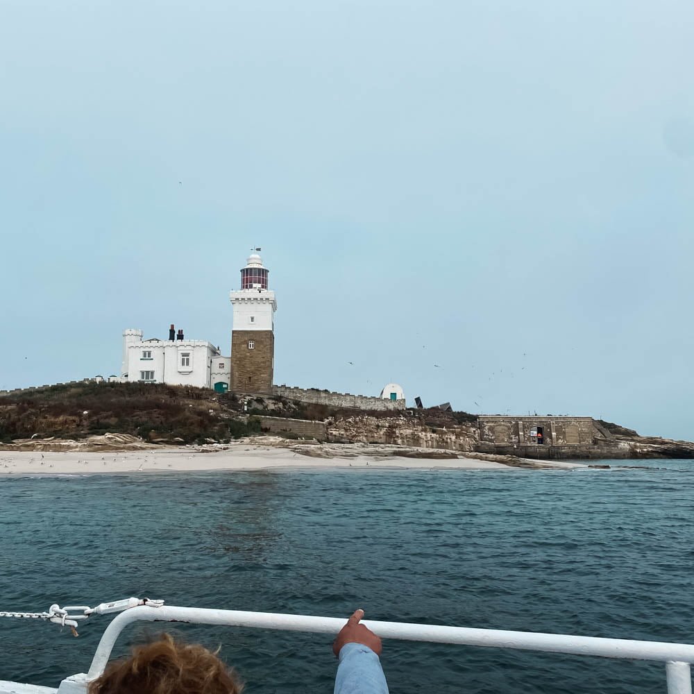 Northumberland Coast, Coquet Island from the sea taken by Jonathan Chapman