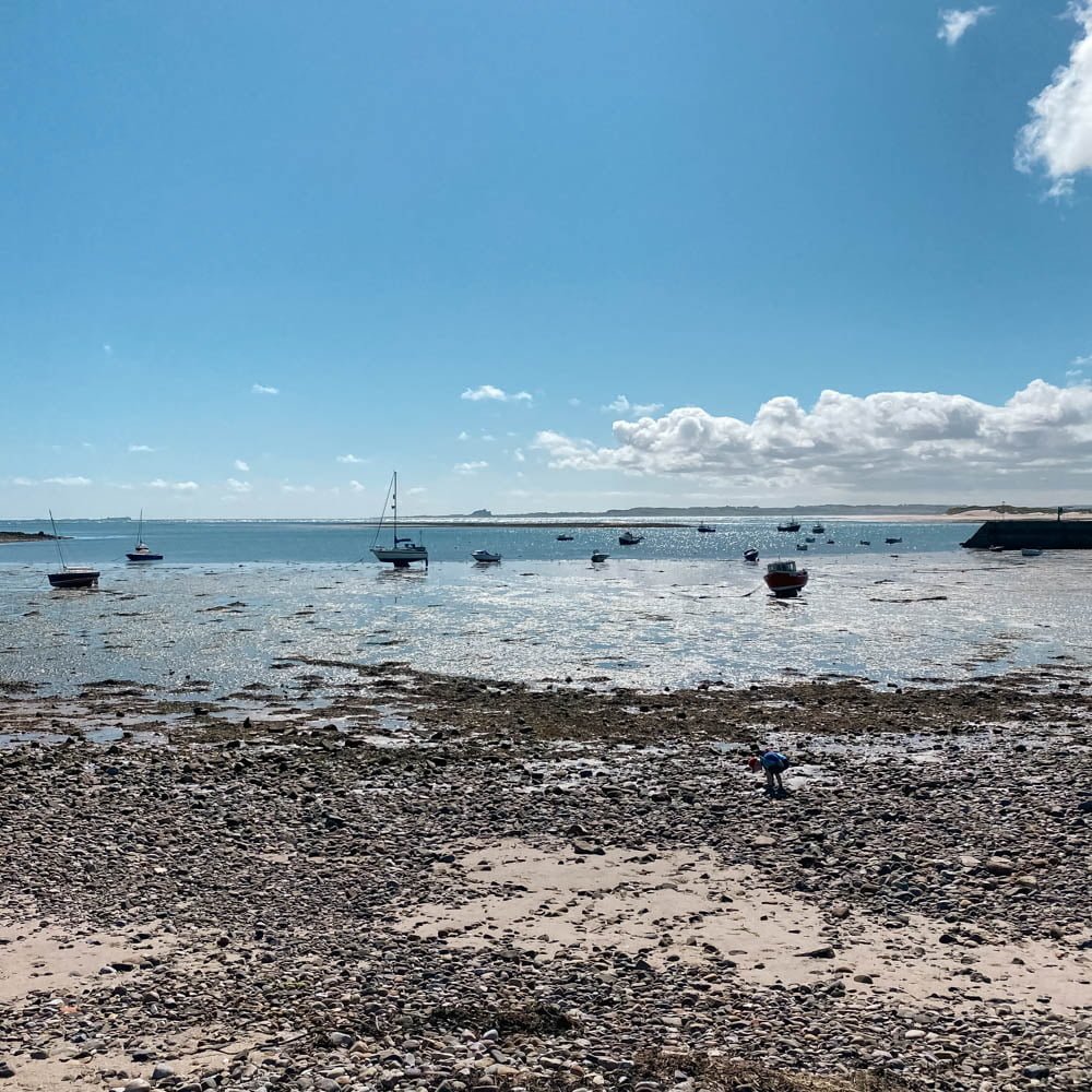 Northumberland Coast, Island Beach and Lindisfarne Harbour taken by Jonathan Chapman