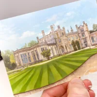 Highcliffe Castle Postcard - Illustration by Jonathan