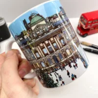 Skate Somerset House Coffee Mug - Illustration by Jonathan Chapman